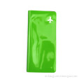 Long Colored PVC Travel Wallet With Passport Holder